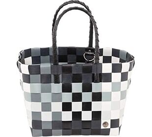 Ice Bag Ice Bag Einkaufsshopper Klassik weiß schwarz