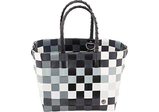 Ice Bag Ice Bag Einkaufsshopper Klassik weiß schwarz