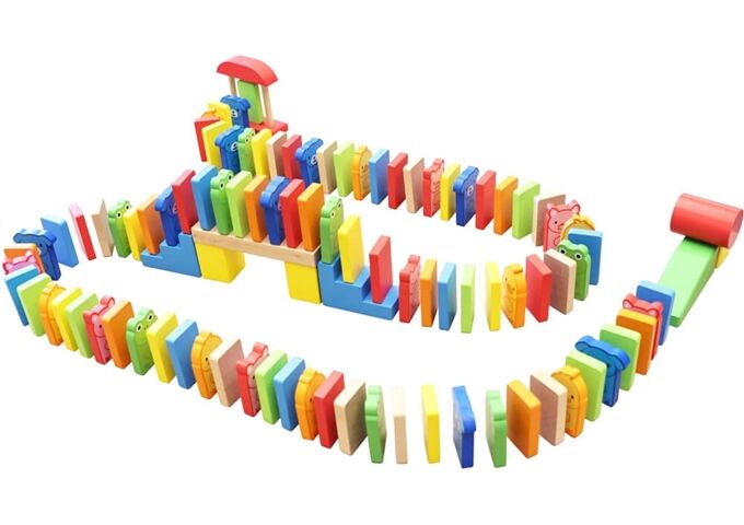 Spielmaus SMH Farbenfrohes Domino-Spiel, 100