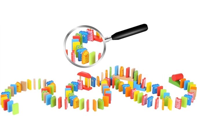 Spielmaus SMH Farbenfrohes Domino-Spiel, 100