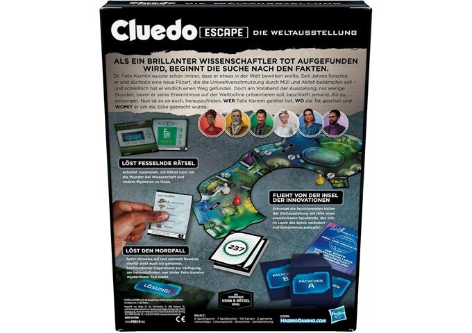Hasbro Clue Escape The Worlds Fair
