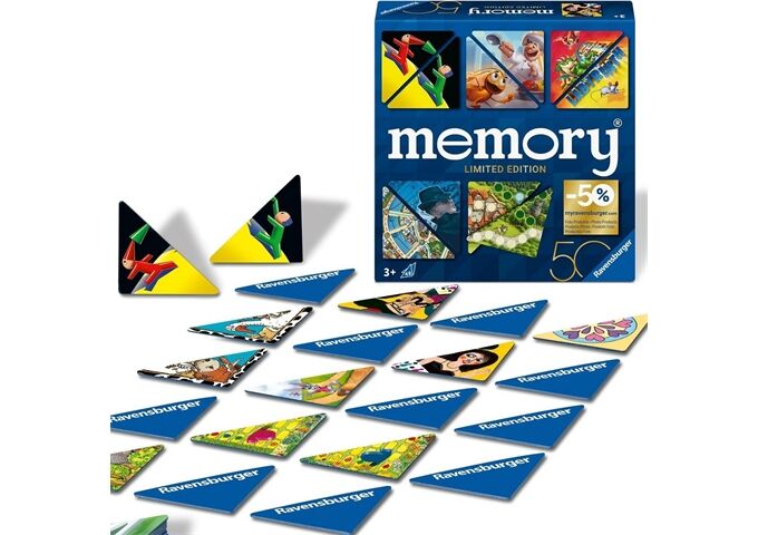 Ravensburger Memory 50 Jahre Blaues Dreieck