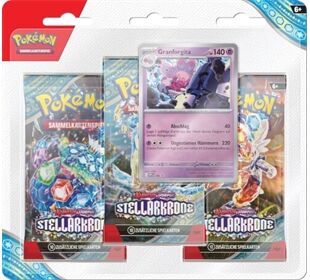 Amigo Pokémon 3-Pack Blister DE Stellarkrone