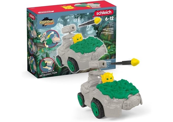 Schleich Dschungel-Crashmobil mit Mini Creta
