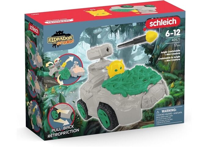 Schleich Dschungel-Crashmobil mit Mini Creta