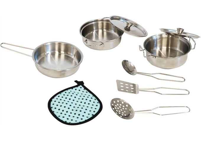 Spielmaus SMK Edelstahl Topfset, 9-teilig