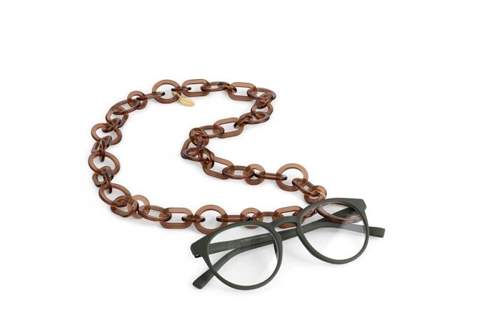 looplabb ACETATE CHAIN AC03A hazel