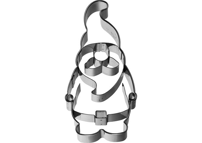 RBV BIRKMANN Ausstechform Weihnachtswichtel, Edelstahl, mit Inn