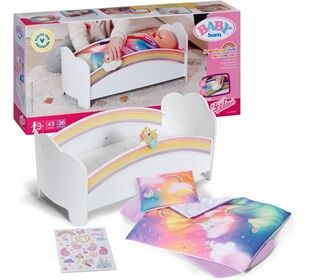  BABY born Regenbogen Bett