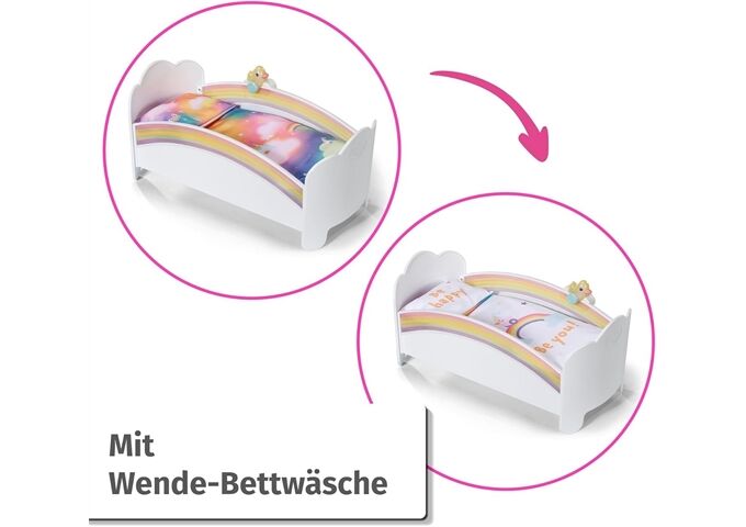  BABY born Regenbogen Bett
