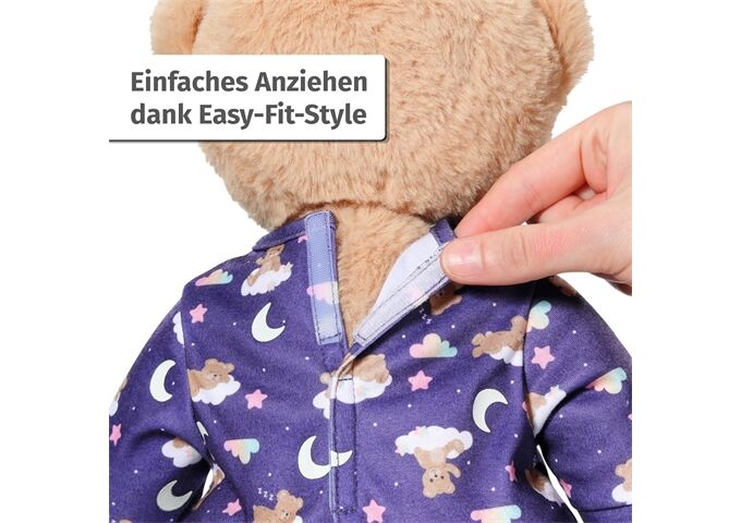 Zapf BABY born Teddy Schlafanzug Glow in