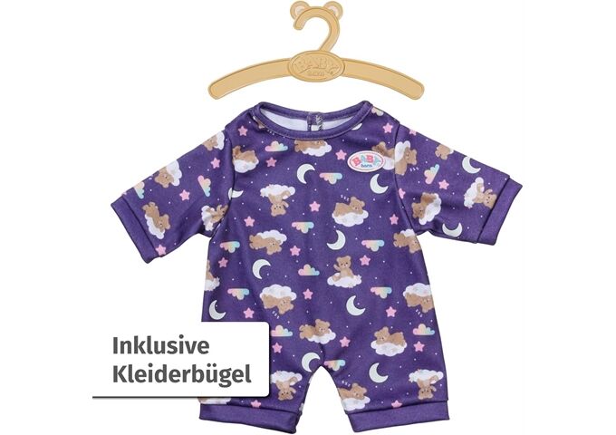 Zapf BABY born Teddy Schlafanzug Glow in