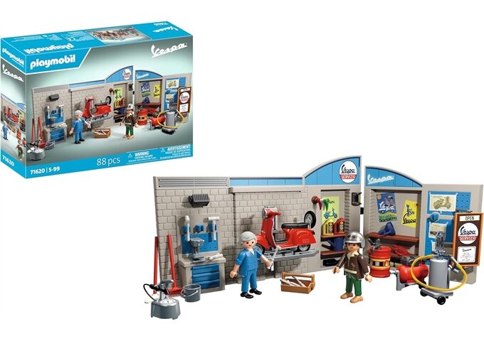 Playmobil 60Er Vespa Werkstatt