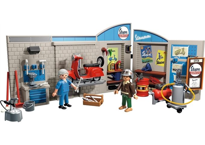 Playmobil 60Er Vespa Werkstatt