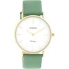 Oozoo OOZOO Vintage Series DAU Lederband gold/green
