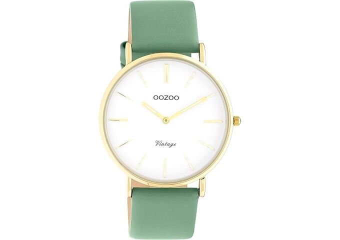 Oozoo OOZOO Vintage Series DAU Lederband gold/green
