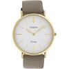 Oozoo OOZOO Vintage Series DAU Lederband gold/taupe/whit