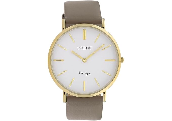 Oozoo OOZOO Vintage Series DAU Lederband gold/taupe/whit
