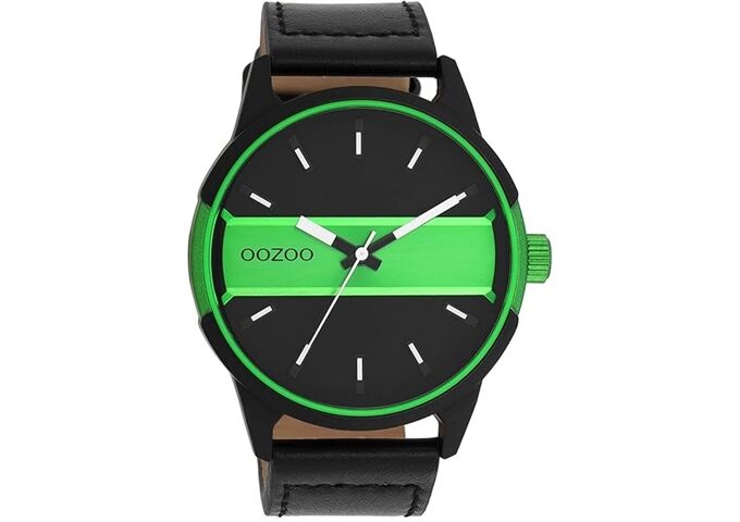 Oozoo OOZOO Timepieces HAU Lederband green grey/mint