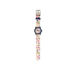 bb Klostermann Ki.Uhr Textil Regenbogen Beige (4)