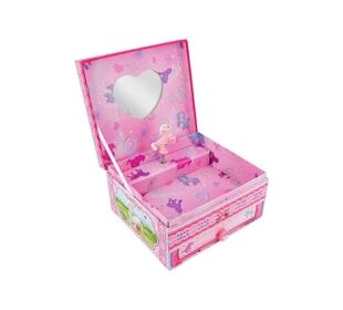 bb Klostermann Spieluhr Eckig M. Schubl. Pink Einhorn (