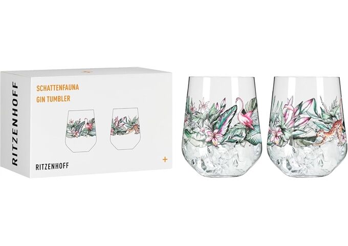 Ritzenhoff Schattenfauna Gin Tumbler 2er 5 6 RDT H24