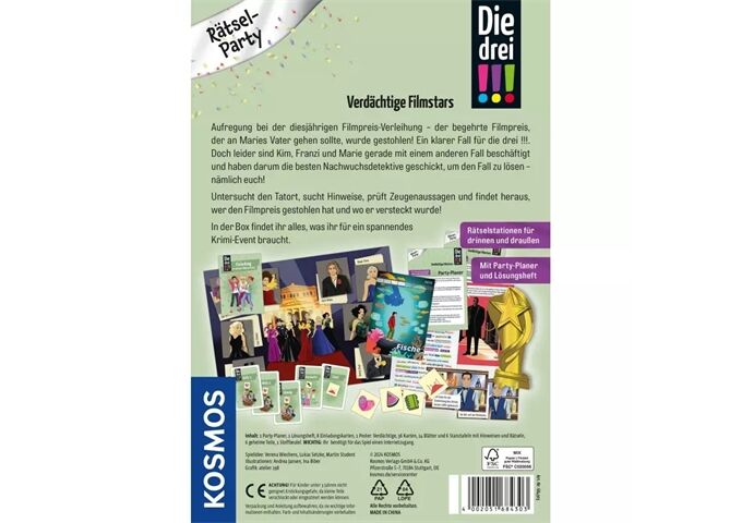 Kosmos Die Drei !!! Rätsel-Party