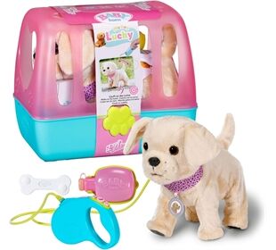 Zapf BABY born Mein Hund Lucky mit Box