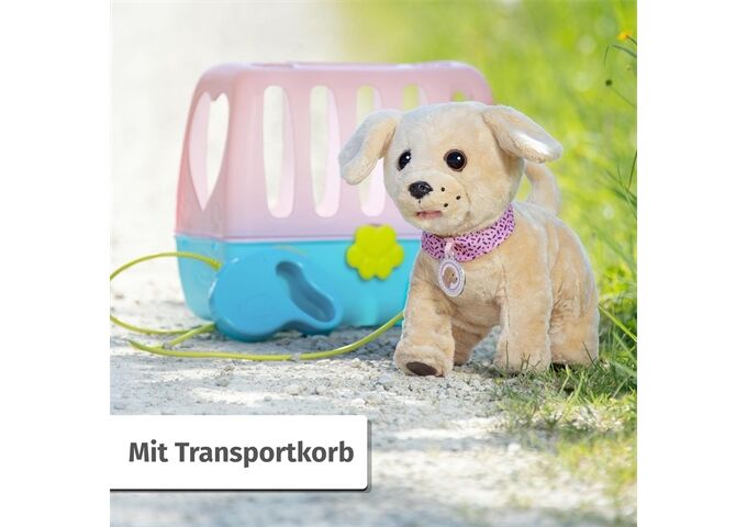 Zapf BABY born Mein Hund Lucky mit Box