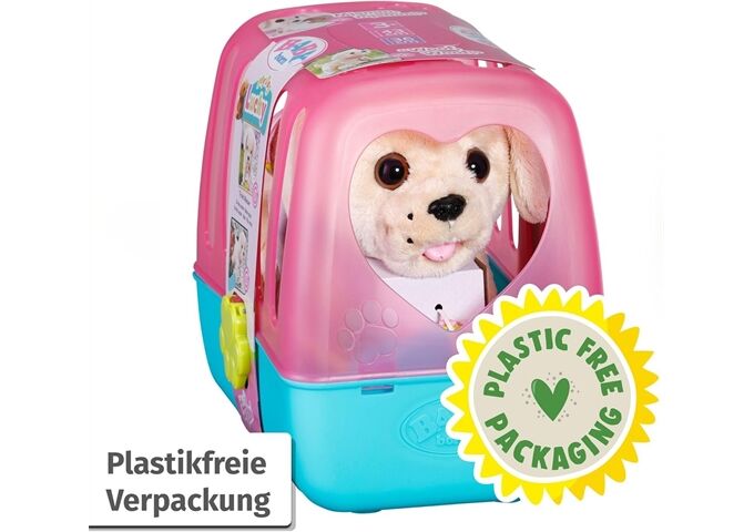 Zapf BABY born Mein Hund Lucky mit Box