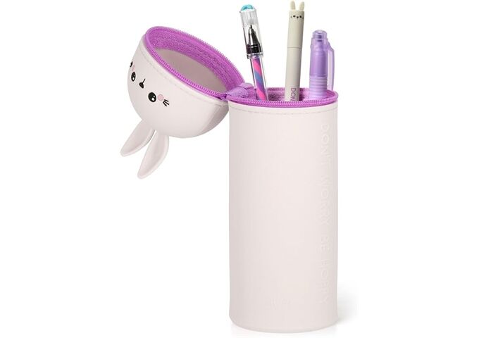 Legami KAWAII 2-IN-1 SOFT SILICONE PENCIL CASE - BUNNY