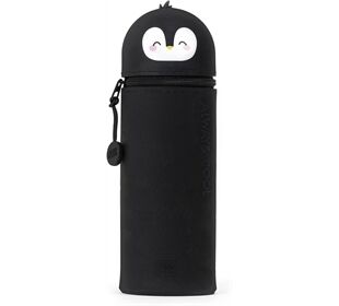 Legami KAWAII 2-IN-1 SOFT SILICONE PENCIL CASE -PENGUIN