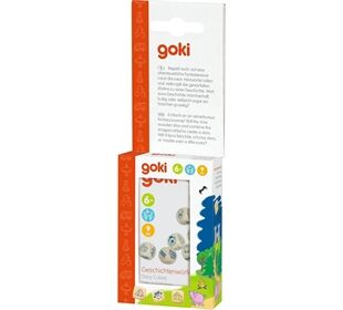 Goki Geschichtenwürfel in Blechdose