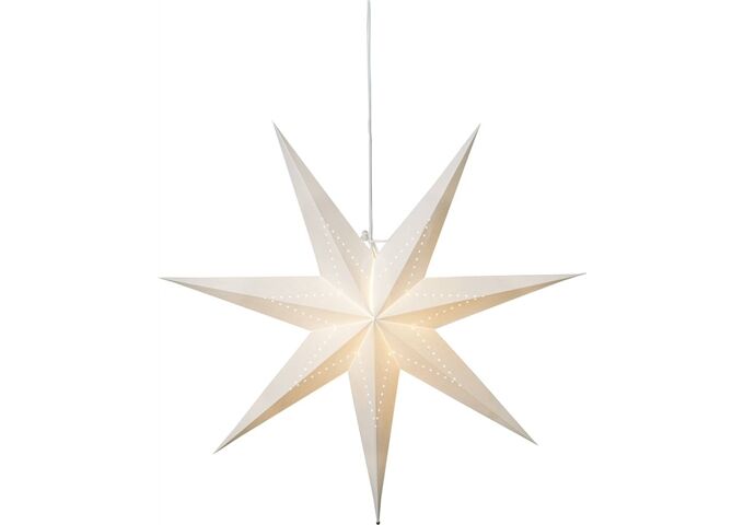 STAR TRADING Papierstern LYSA 70cm weiß incl. Kabel