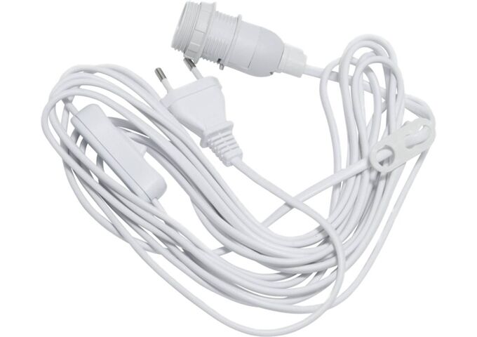 STAR TRADING Ersatzkabel für Leuchtsterne weiß 5m