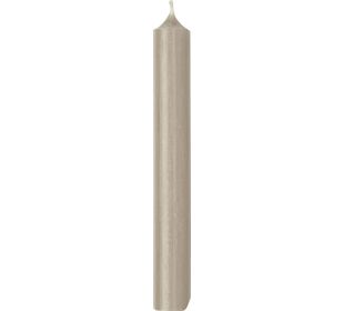  CYLINDER CANDLE linen Ø 2,2 x 18 cmStabkerze