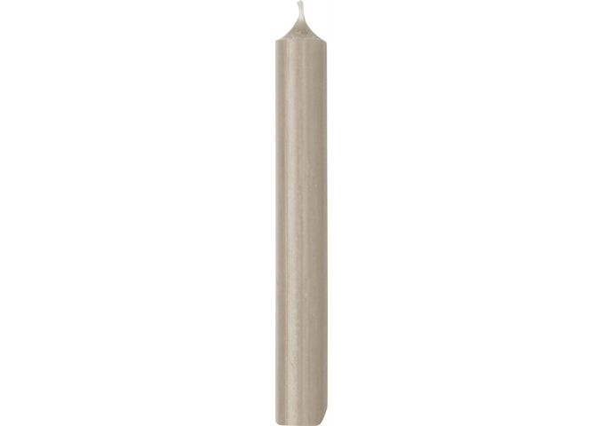  CYLINDER CANDLE linen Ø 2,2 x 18 cmStabkerze