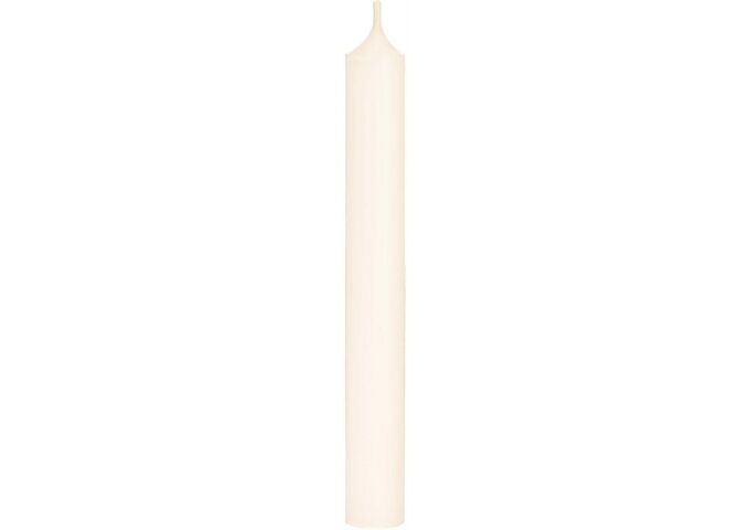  CYLINDER CANDLE ivory Ø 2,2 x 18 cmStabkerze