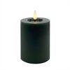 Candela LED Stumpenkerze Echtwachs Winter Green 7,5x10 cm