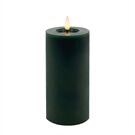 Candela LED Stumpenkerze Echtwachs Winter Green 7,5x15 cm