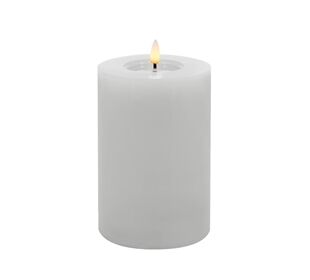 Candela LED Stumpenkerze Echtwachs Winter White 10x15 cm