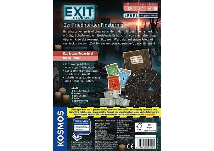 Kosmos Mitbringspiel Exit Friedhof d.Finsternis