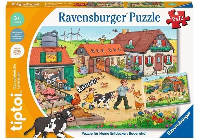 Ravensburger Puzzle für kleine Entdecker Bauernhof