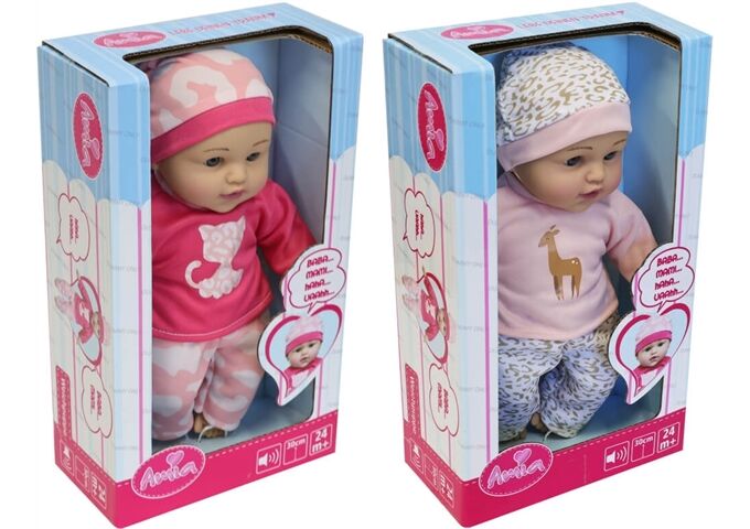 Amia AM Weichpuppe Lea, mit Sound, 30cm