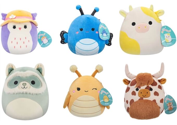 Jazwares Squishmallows 19cm sort. (W18-21, r