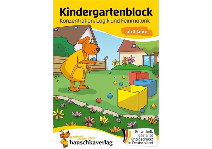 Hauschka Verlag Kindergarten- Konzentration,Logik,Feinmab 3 Jahren