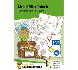 Hauschka Verlag Mein Rätselblock Sachunterricht 1.Klasse