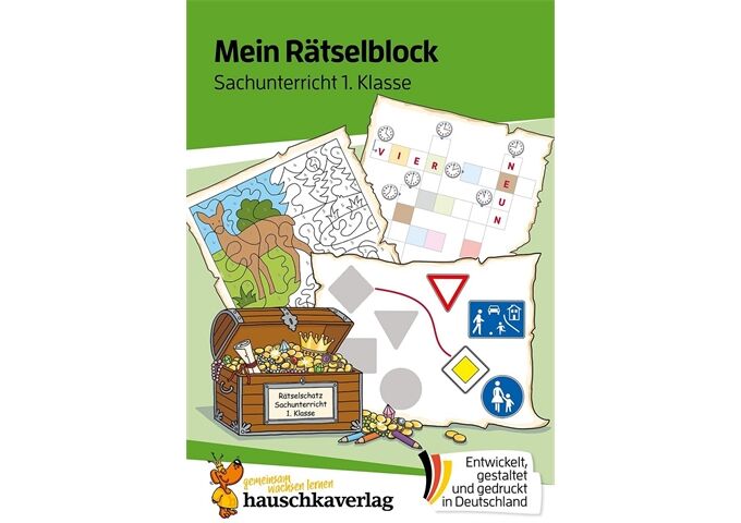 Hauschka Verlag Mein Rätselblock Sachunterricht 1.Klasse