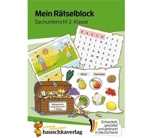 Hauschka Verlag Mein Rätselblock Sachunterricht 2.Klasse
