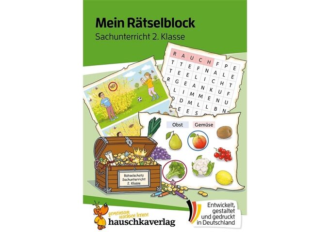 Hauschka Verlag Mein Rätselblock Sachunterricht 2.Klasse
